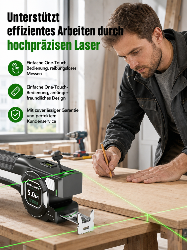 2-in-1-Laser-Entfernungsmesser