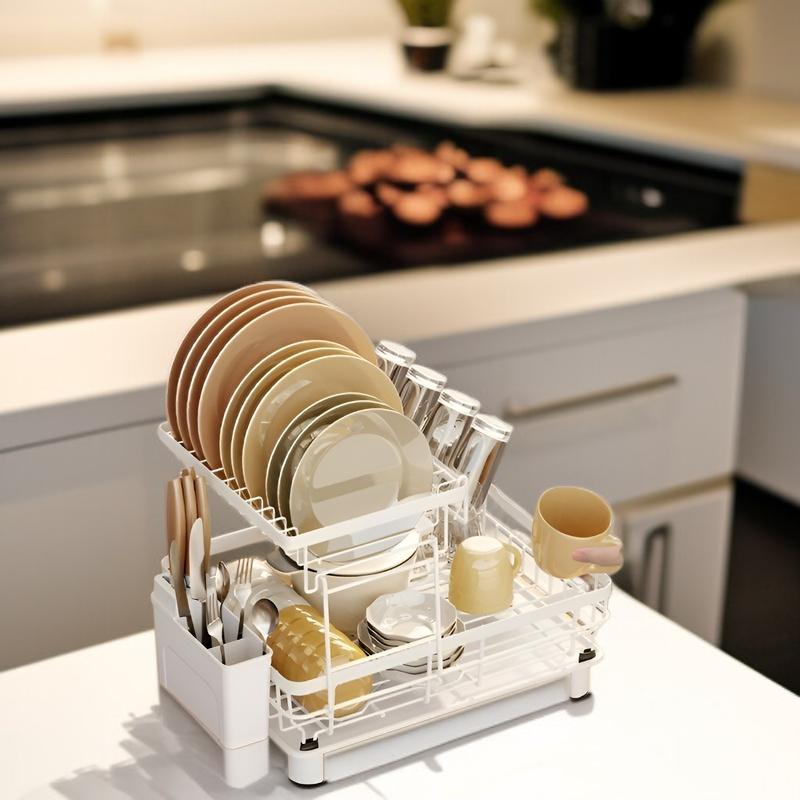 씽크대 씽크대 식기건조대 주방칼걸이 젓가락꽂이 이중탈착식건조대 배수홈방수대 국수대 수납주방물건조대