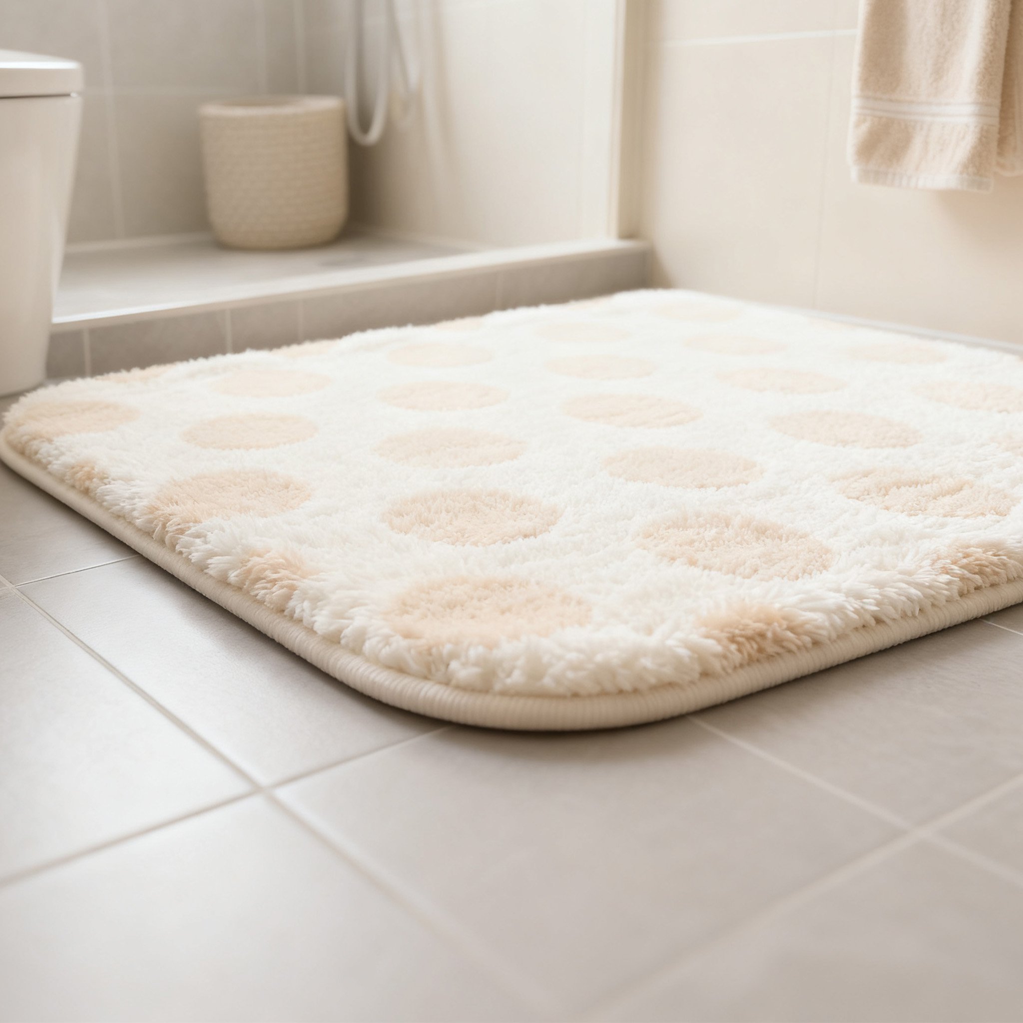 พรมเช็ดเท้ากำมะหยี่กันลื่น นุ่มสบายใช้งานง่าย