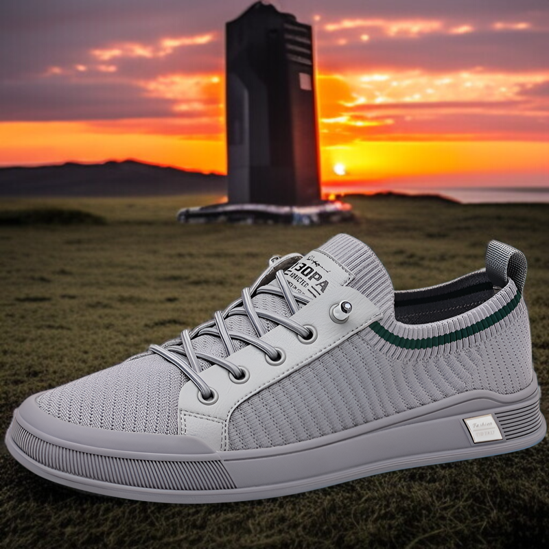 通気性メッシュ素材のスポーツシューズ詳細