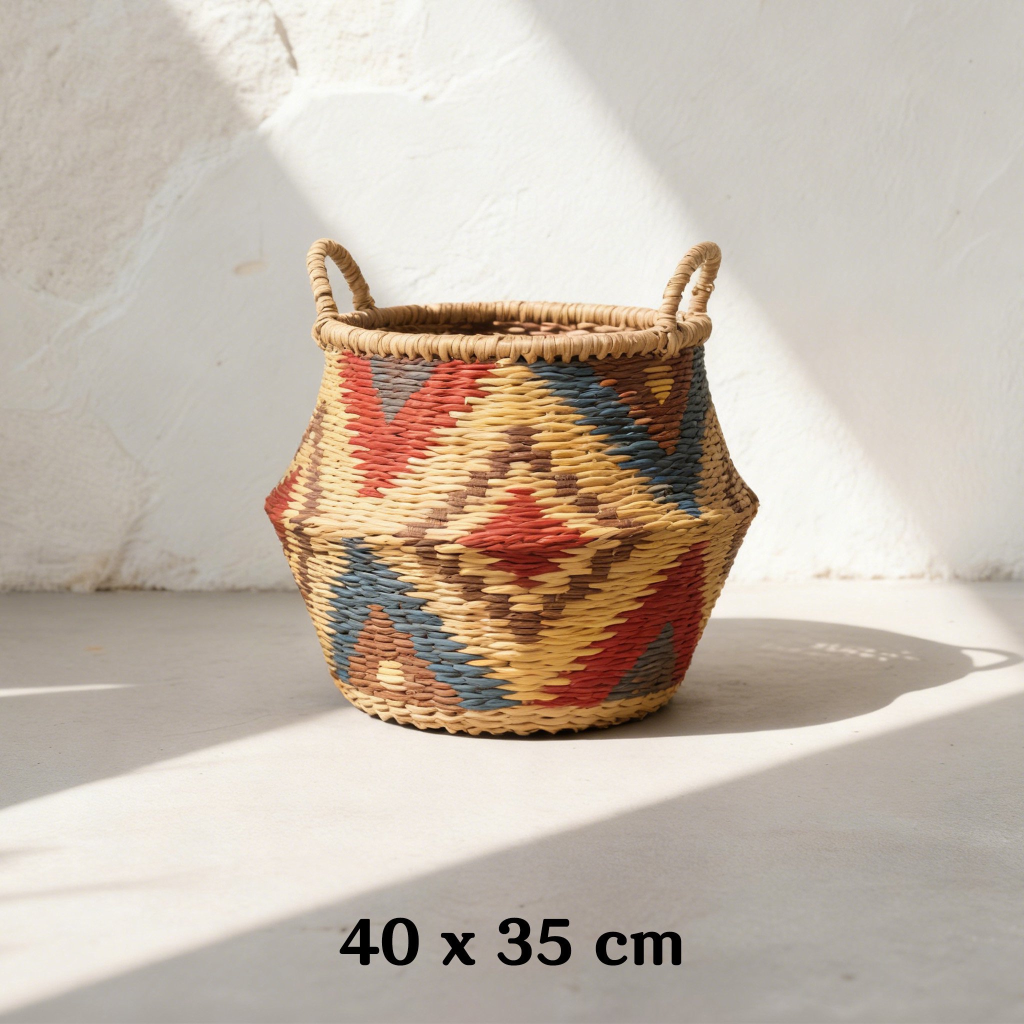 자연소재 라탄 바구니로 집정리