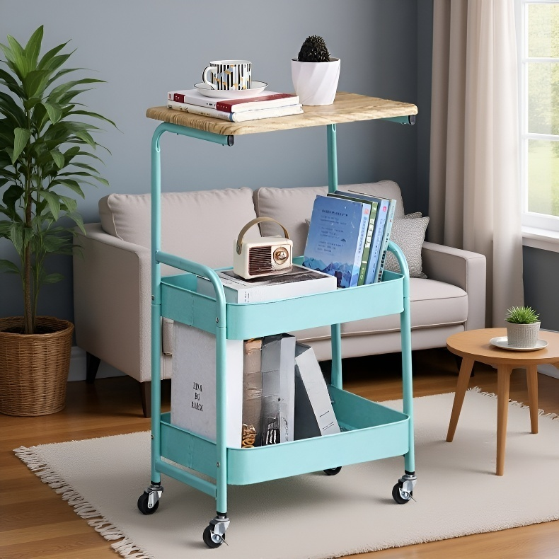 Vielseitiger Gemüsetrolley mit mehreren Ebenen