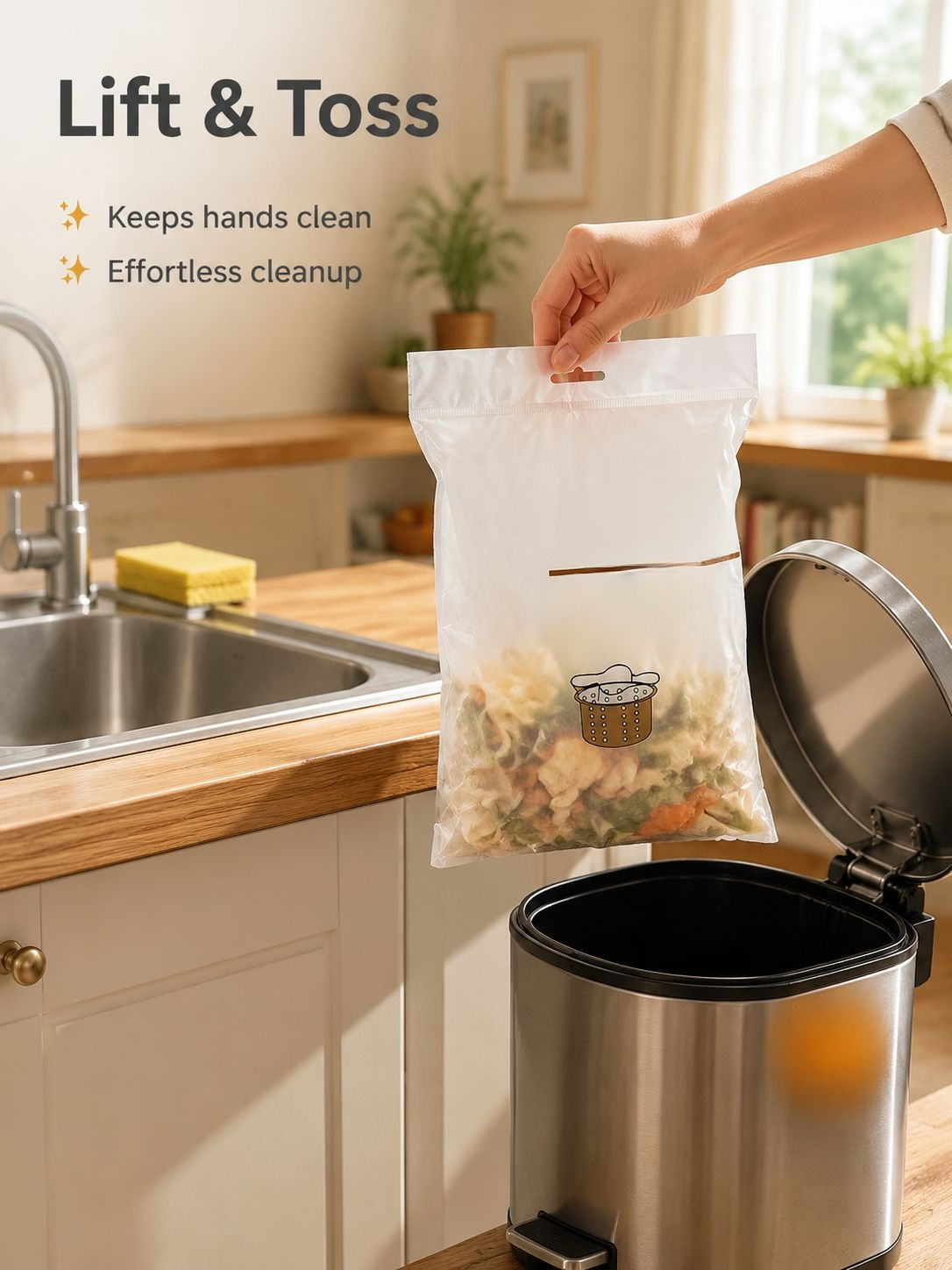 Modern kitchen sink drain protector accessory by JMY