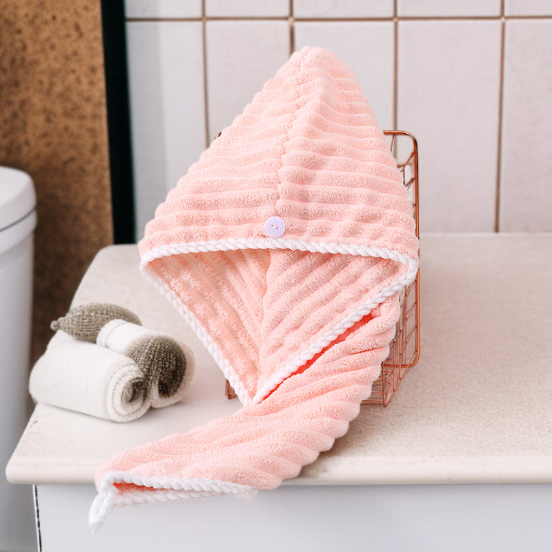  초극세사 여성용 두꺼운 흡수력 빠른 건조 헤어 타월