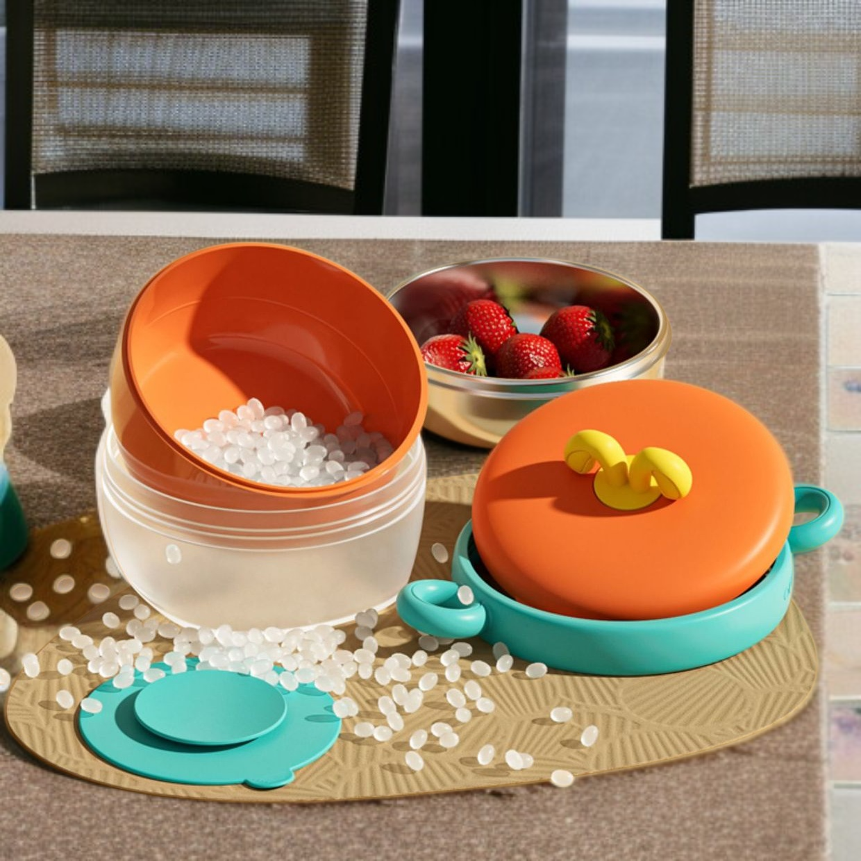 断熱機能で一定温度を保つベビーボウル