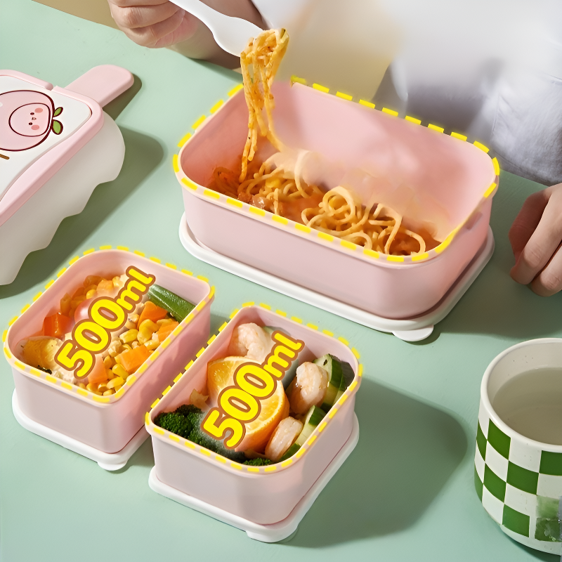 사무실용 전자레인지 도시락 학생 귀여운 도시락통