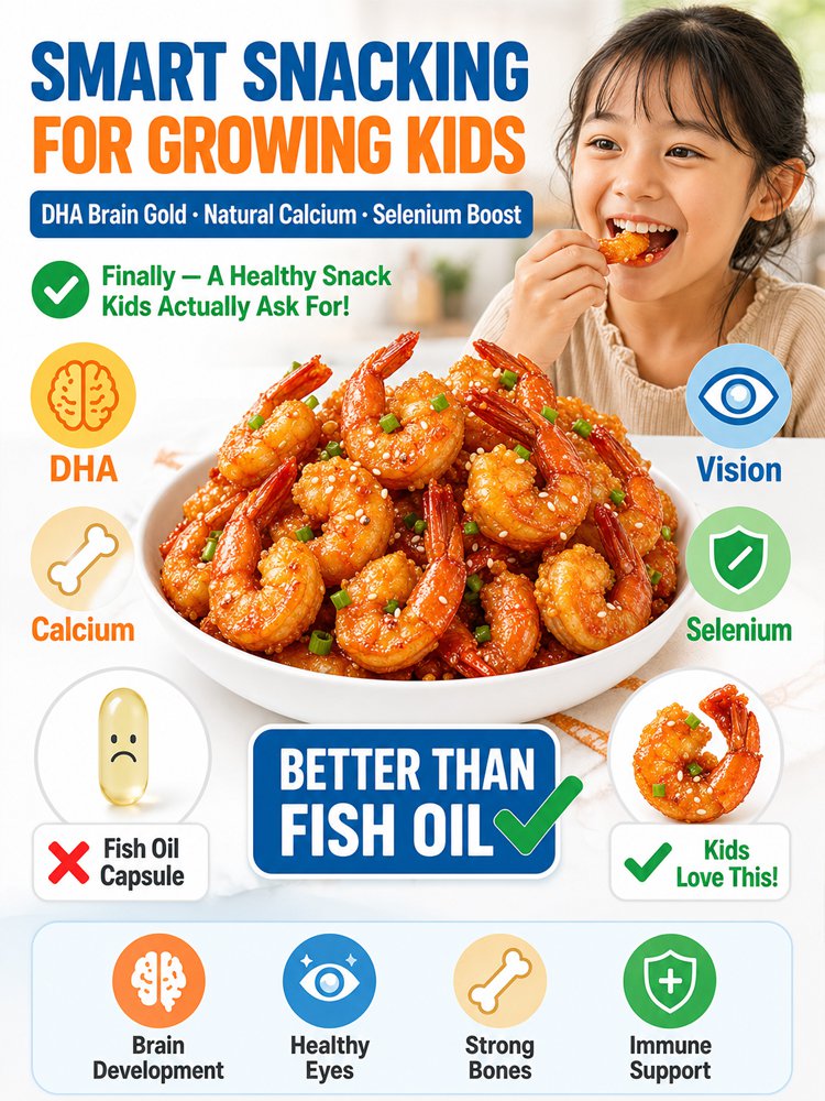 （Not a hint of fishiness ）fresh, savoury and irresistibly-Crispy Prawns