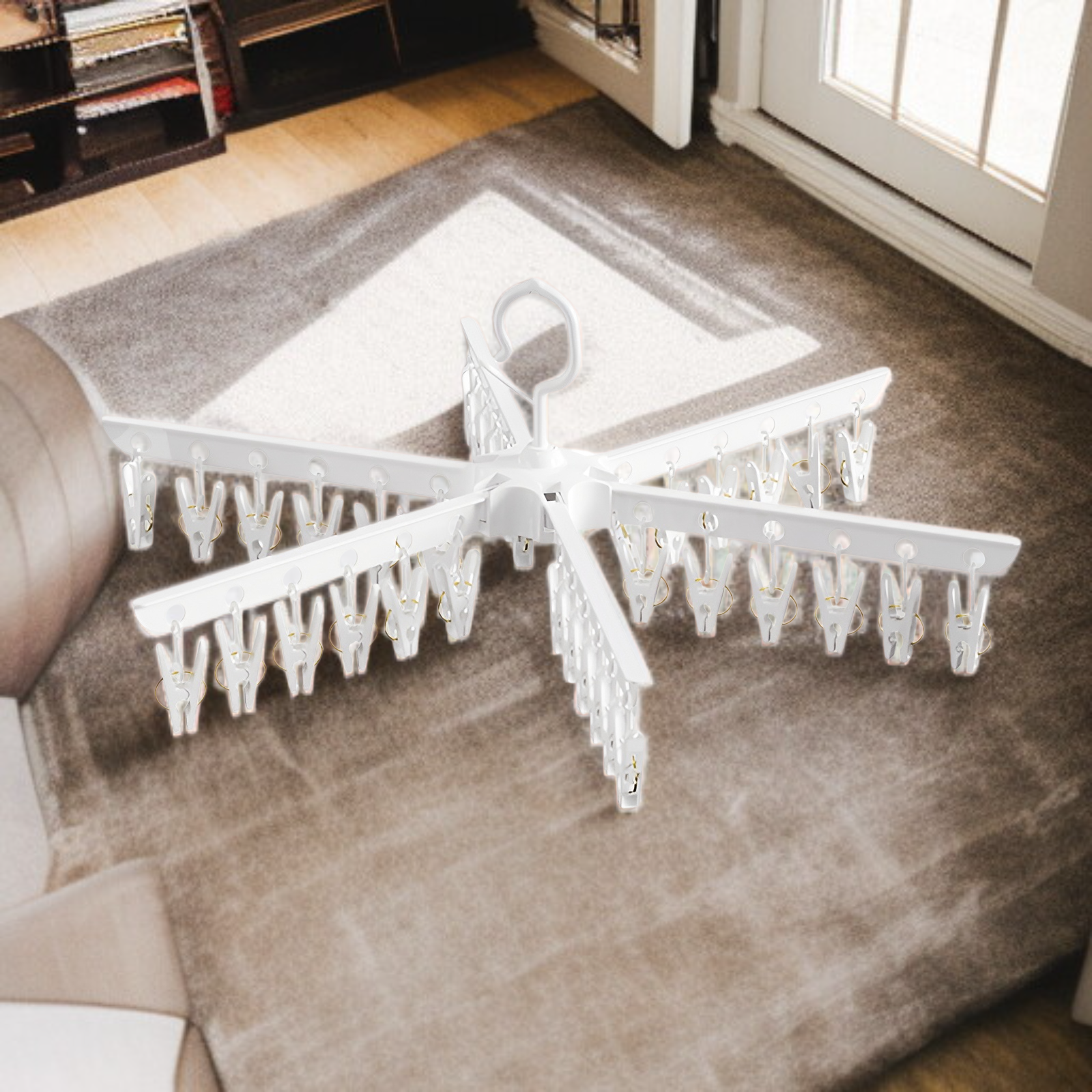 우산 모양의 옷걸이