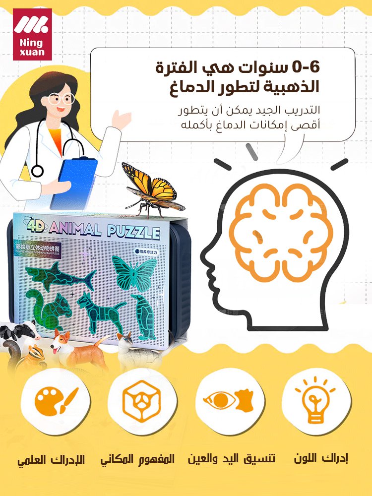 مجسمات حشرات رباعية الأبعاد قابلة للتركيب