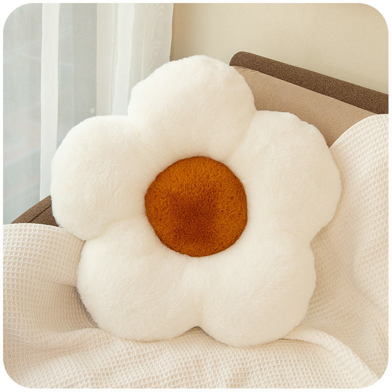 雛菊花瓣抱枕少女心，INS風太陽花沙發靠墊靠枕