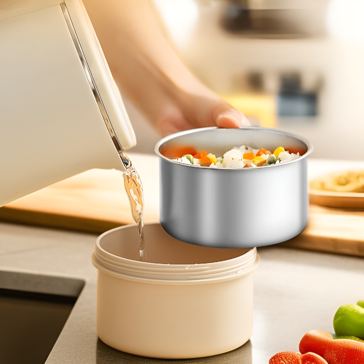 Przenośny, izolowany lunchbox dla jednej osoby, idealny dla uczniów