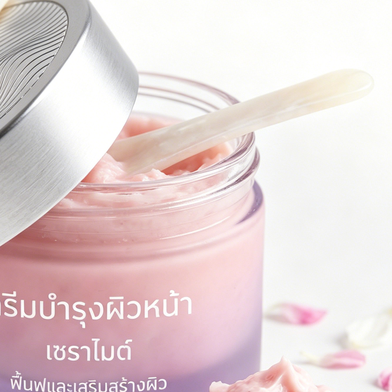 บรรจุภัณฑ์ครีมเซรามายด์ดีไซน์ทันสมัย
