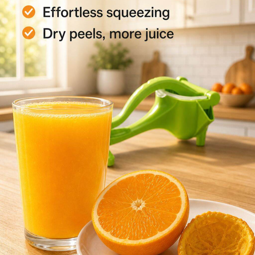 Portable Manual Juicer Small Fruit and Vegetable Separator Juice Press
