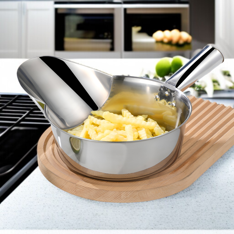 ステンレススチール製の梱包用シャベル、ダックビルスクープ、フライドチキン、ミキシングボウル、フライドポテト用梱包用スプーン、ストール、業務用袋詰め用スプーン、シャベル