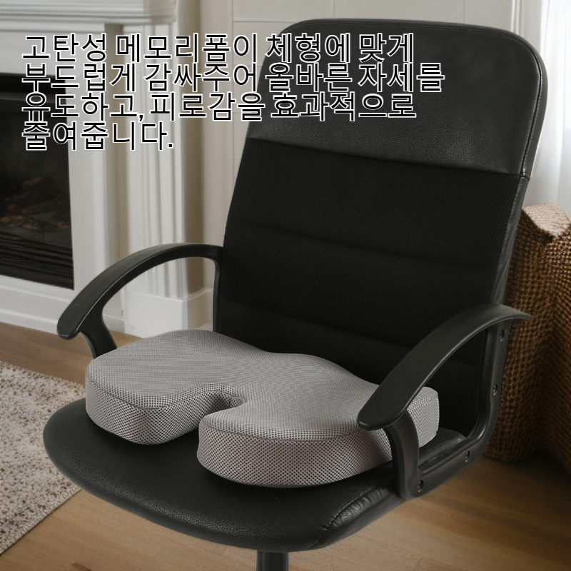 메모리폼 사무용 의자 쿠션