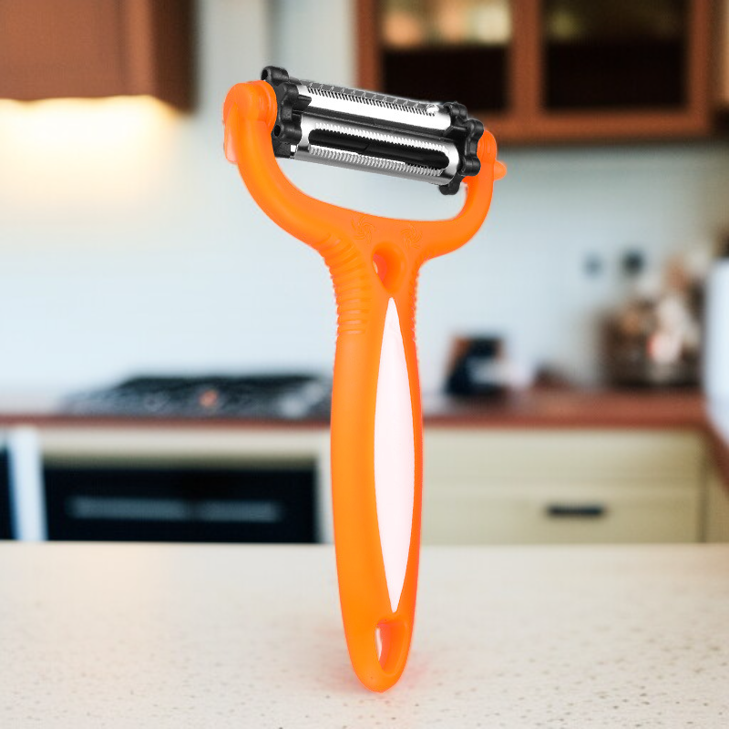 Gemüseschäler mit Rotationsfunktion