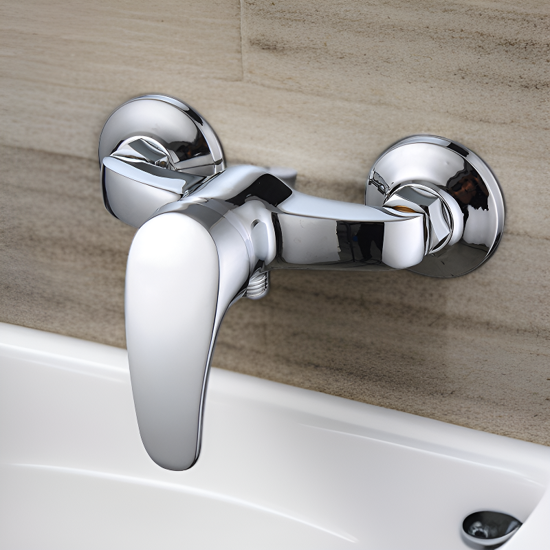 ก๊อกน้ำฝักบัวติดผนังรุ่นหรู ก๊อกน้ำฝักบัวติดตั้งง่าย