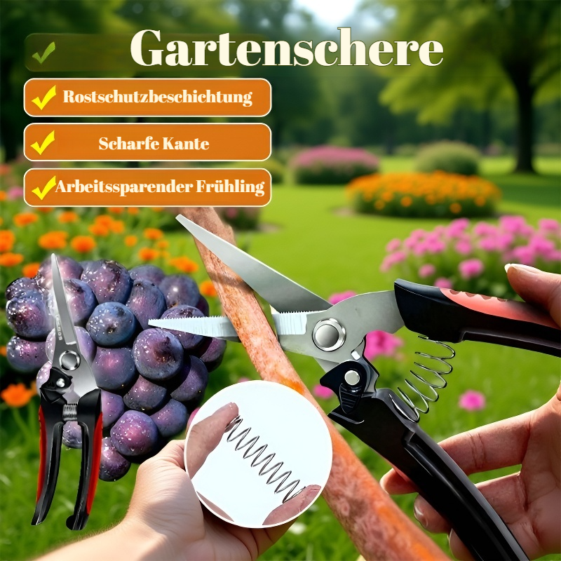 Gartenschere für Obstbaumschnitt