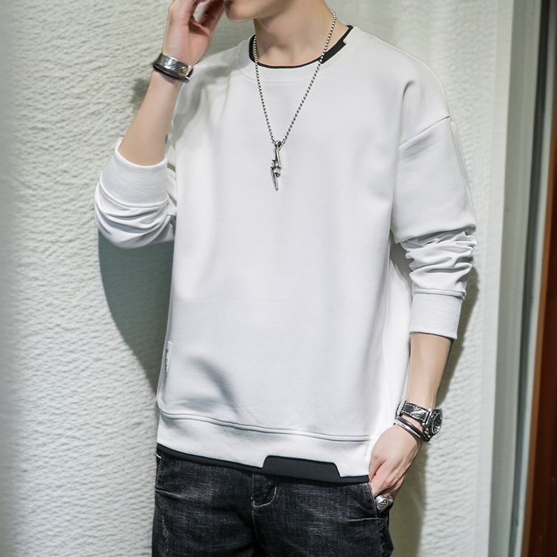 スウェット メンズ 学生 長袖 トップス ラウンドネック プルオーバー ゆったり トップス