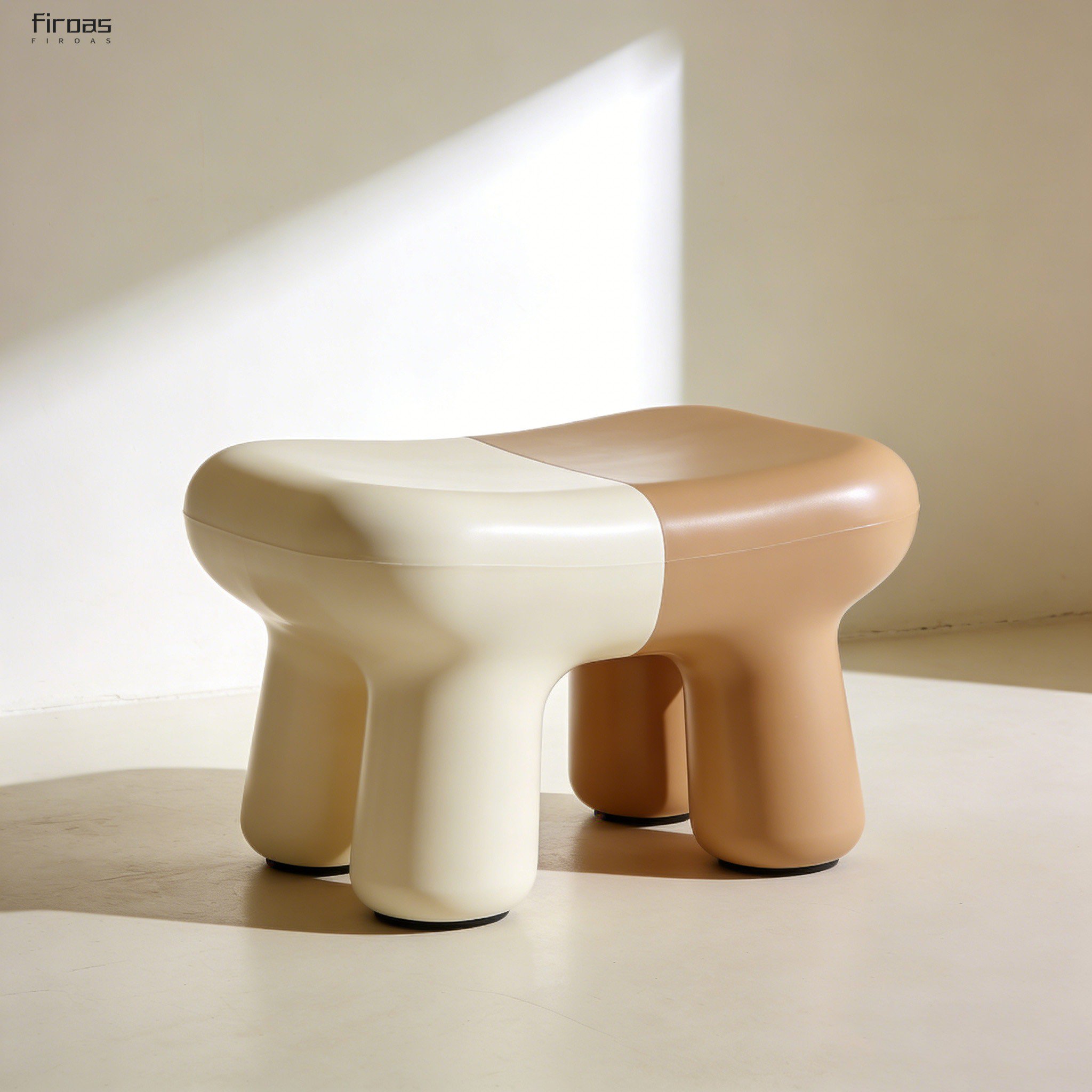 ม้านั่งเปลี่ยนรองเท้าสไตล์มินิมอล ชุด 2 ชิ้นดีไซน์ทันสมัย