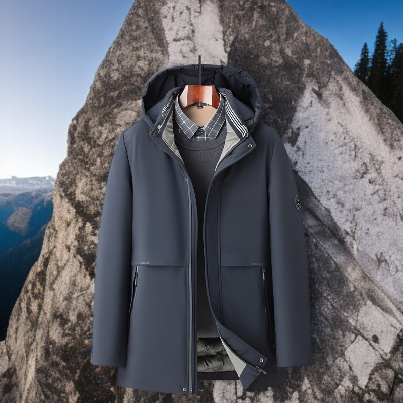 남성 비즈니스 도톰한 보온 패딩 그래핀 도톰한 보온 패딩