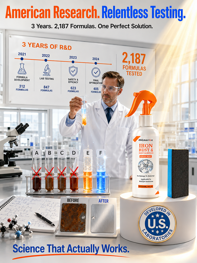 [Instant Rust Removal] One-Spray Rust Remover