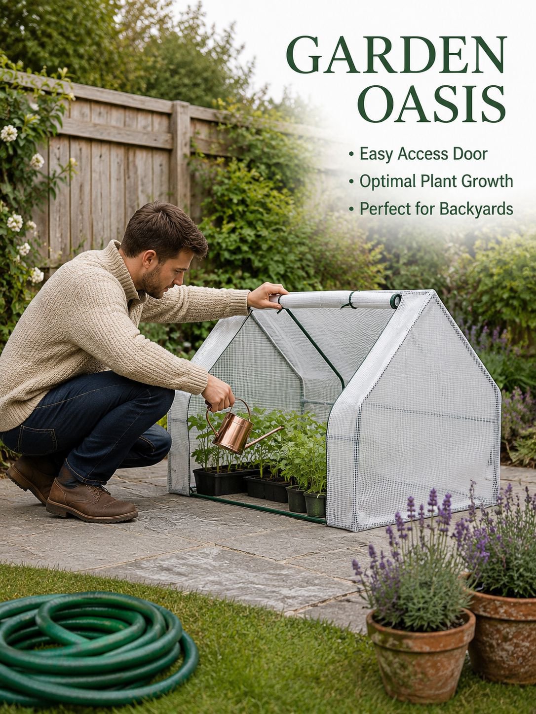 Frostproof Home Greenhouse for Balcony, Patio, Garden, and Outdoor Use