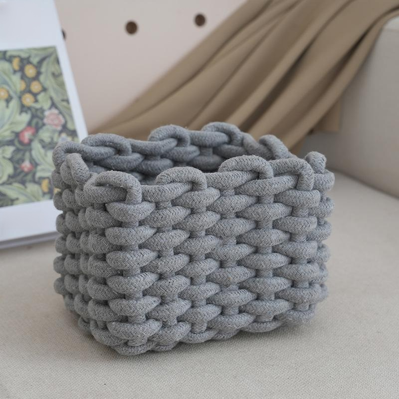 Cotton Rope Woven Storage Bin