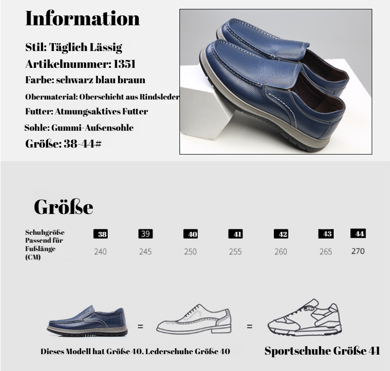 Luftdurchlässige Herren Lederschuhe aus Sojabohnen