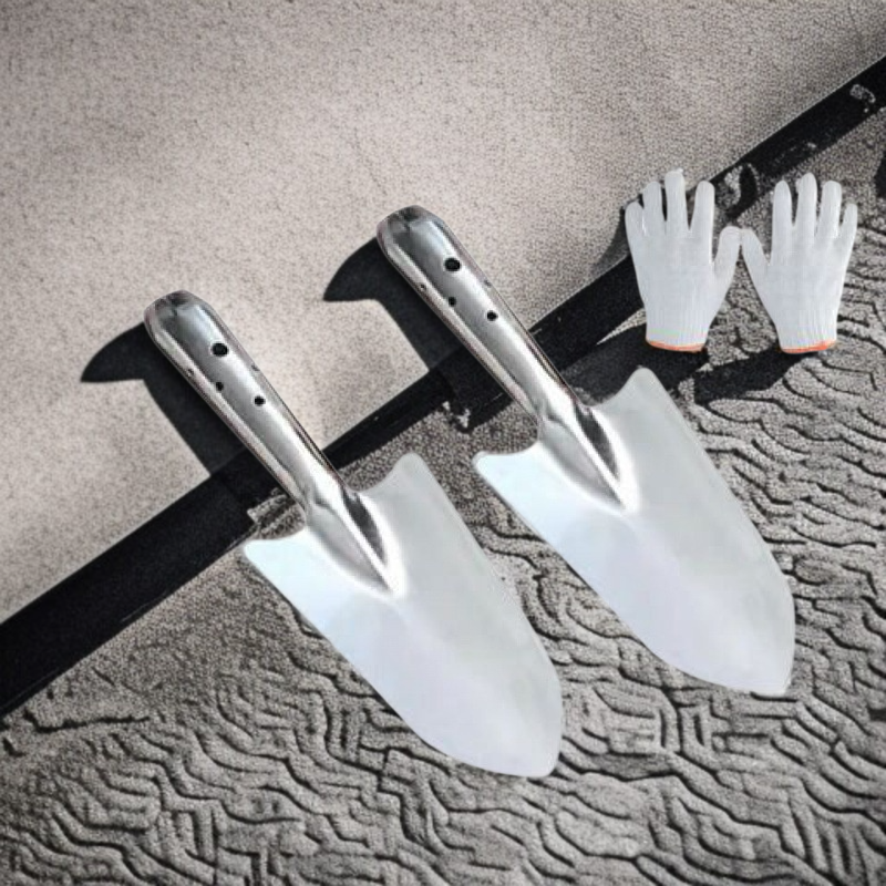 모든 강철 녹슬지 않는 작은 삽