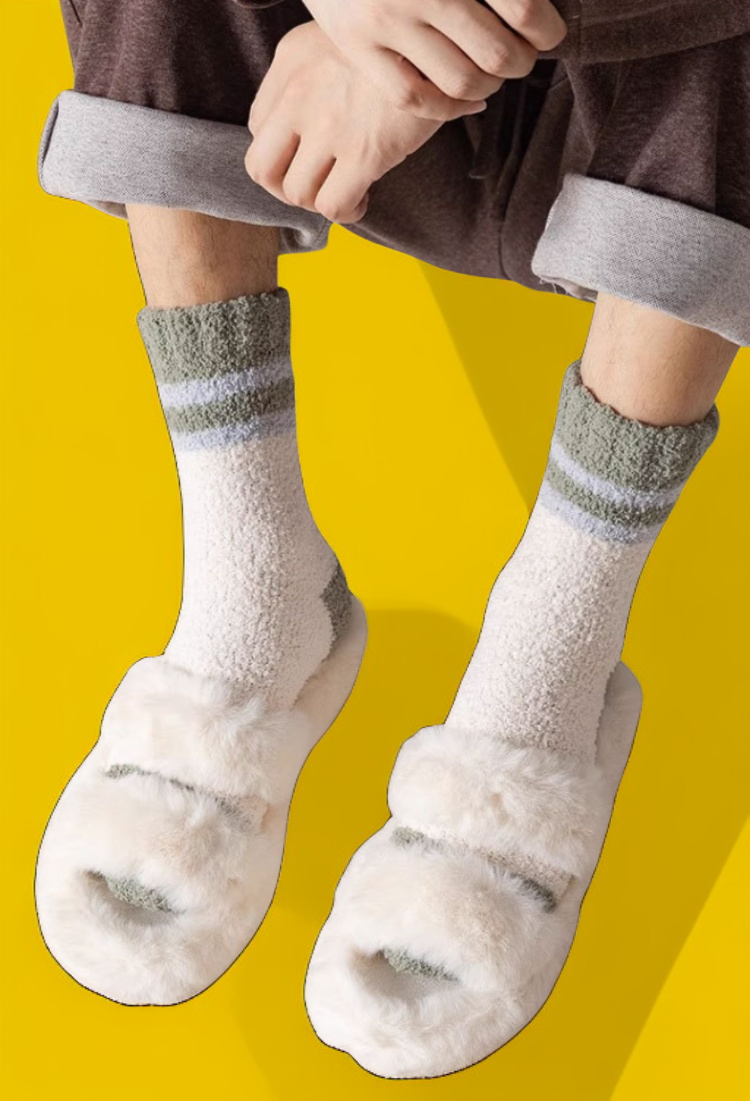 남자 겨울 중목양말 컬러별 제품 사진