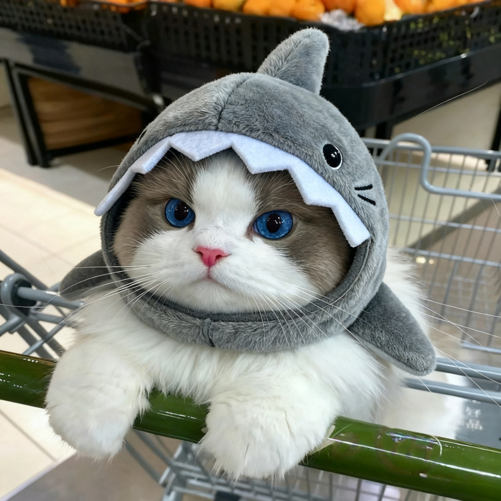 Shark Headband for Pet Cats