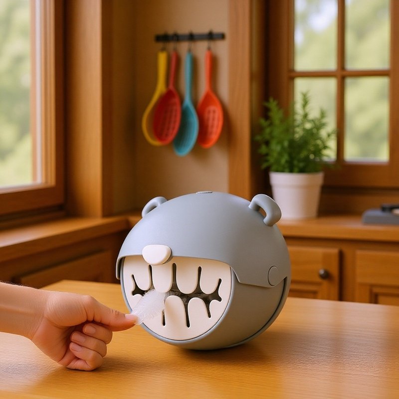 Kunststofffolie Aufbewahrungsbox Wandmontage Niedlicher Big Bear Einweg-Kunststofffolie Aufbewahrung