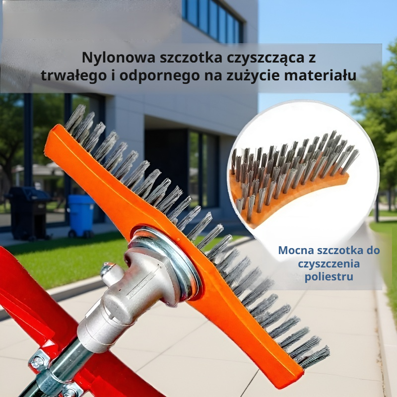 Głowica tnąca do kosiarki o wysokiej wydajności – widok z przodu