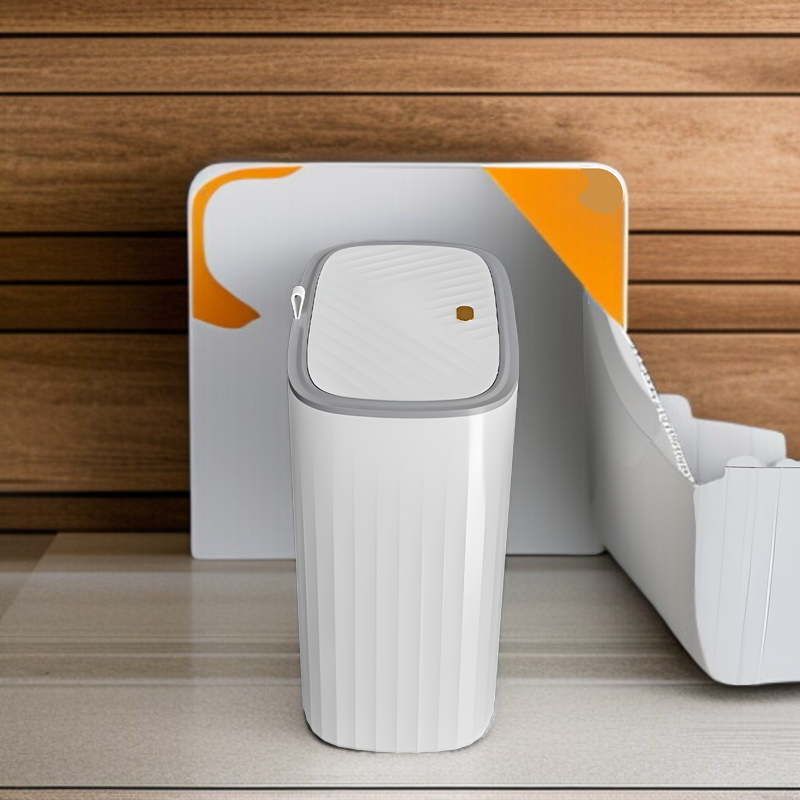 ひび割れたゴミ箱 家庭用高価値ゴミ箱 浴室トイレ 大容量ゴミ箱 カバー付き キッチン リビングルーム ゴミ箱 軽量 高級スタイル ゴミ箱