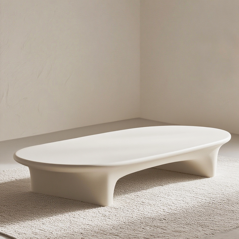 シンプルなリビング用コーヒーテーブルの全体画像