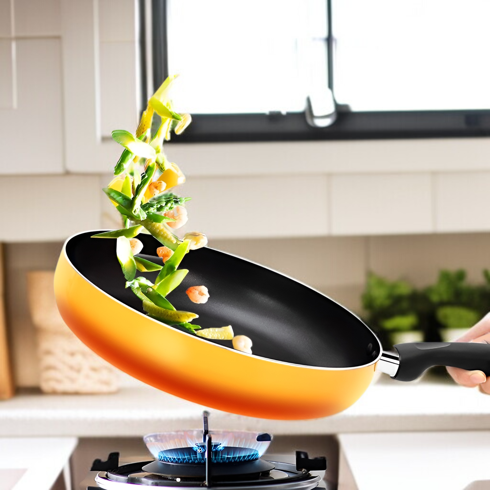 フライパン、ノンスティックパン、フライパン、ステーキロースト、油を使わない電磁調理器、ガスコンロ、万能鍋