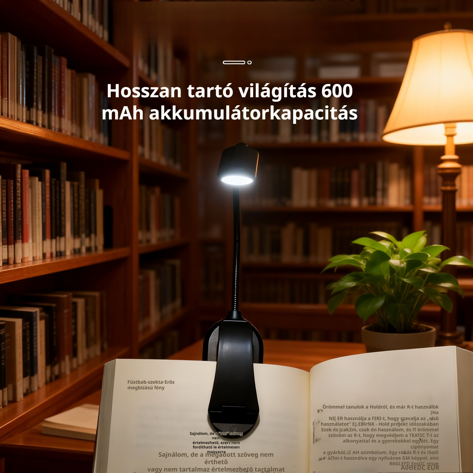 Állítható fényerejű LED asztali lámpa