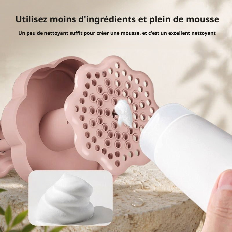 Dispositif manuel de mousse pour nettoyant visage