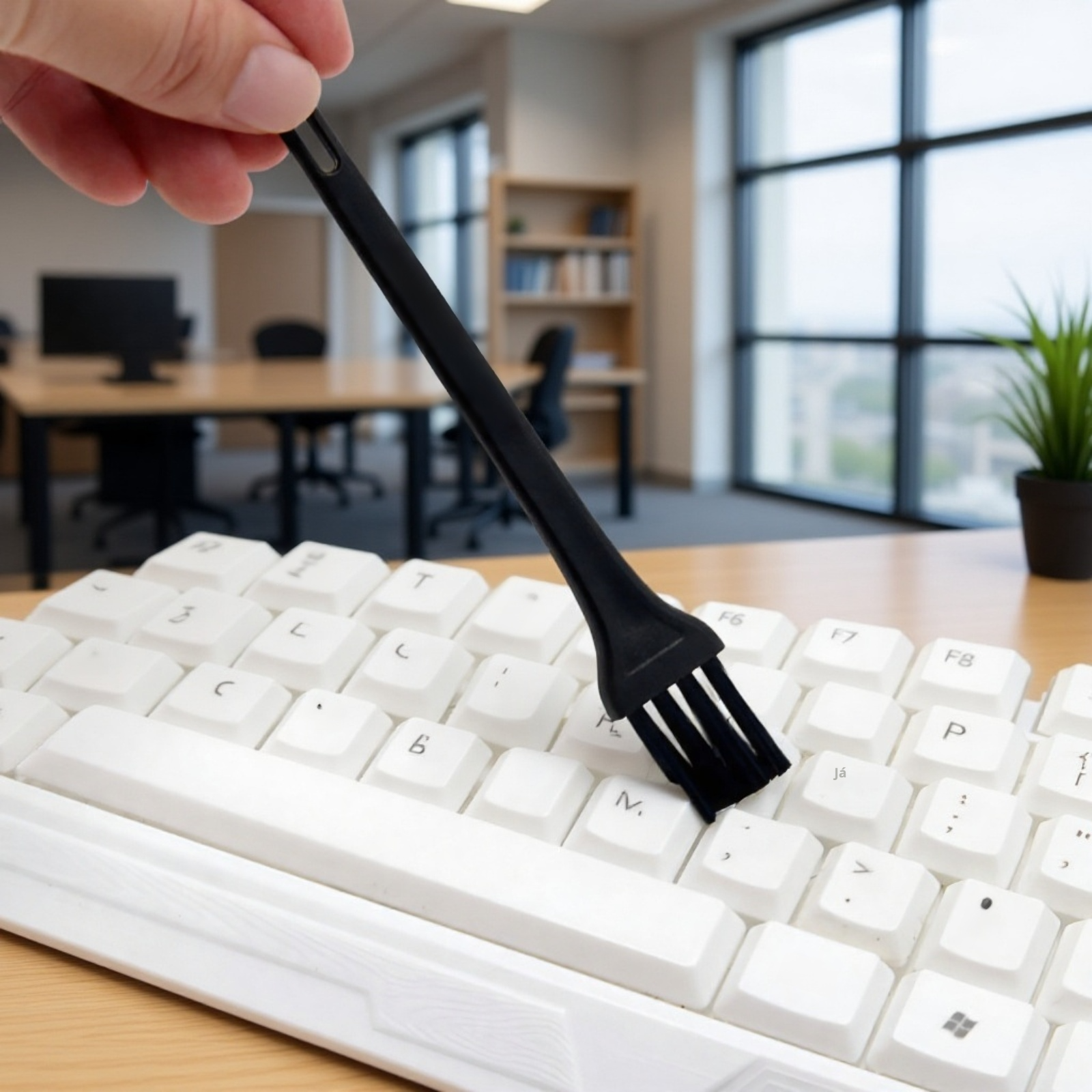 Malý nylonový kartáček na česnekový lis