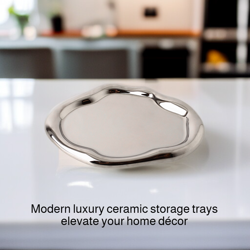 Luxury Ceramic Snack Plate