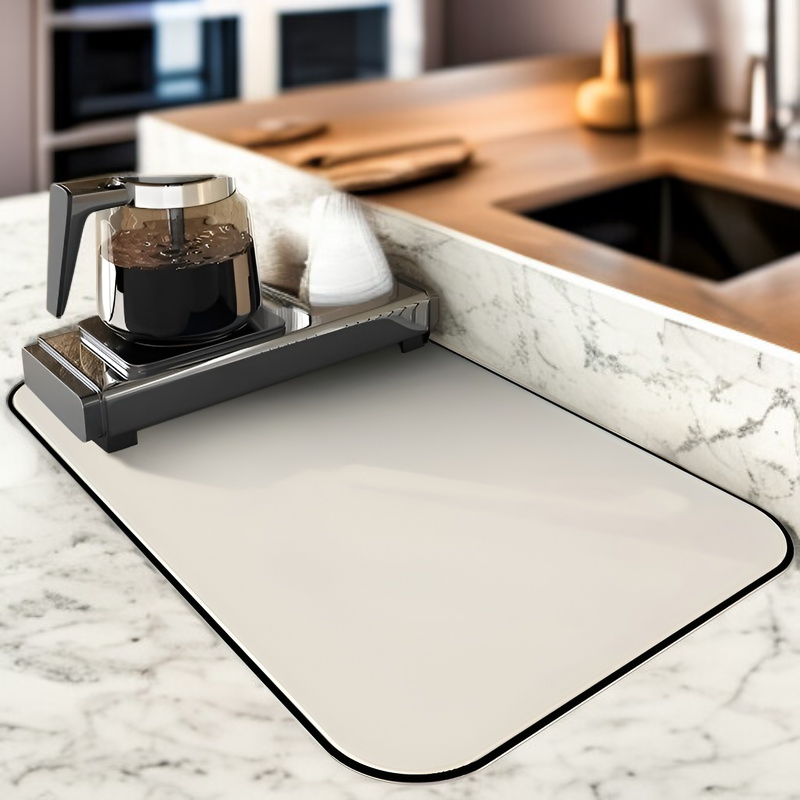 حصيرة أكواب من طين الدياتوم فائقة الامتصاص وغير قابلة للانزلاق