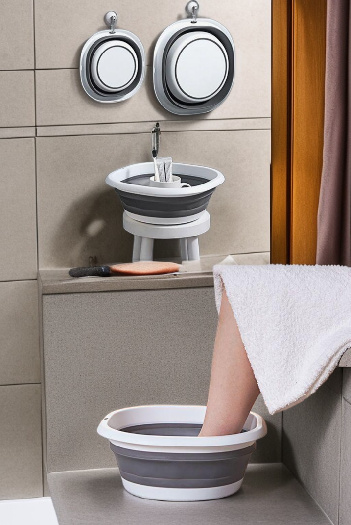 튼튼한 소재의 접이식 세면대