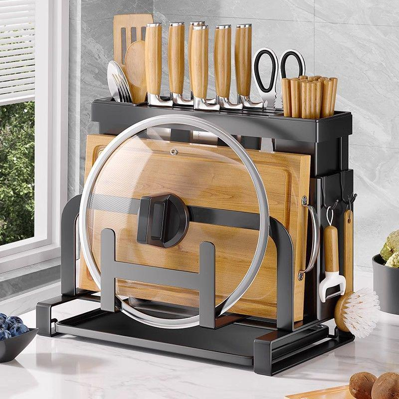Multifunctional Kitchen Knife and Chopsticks Holder Rack