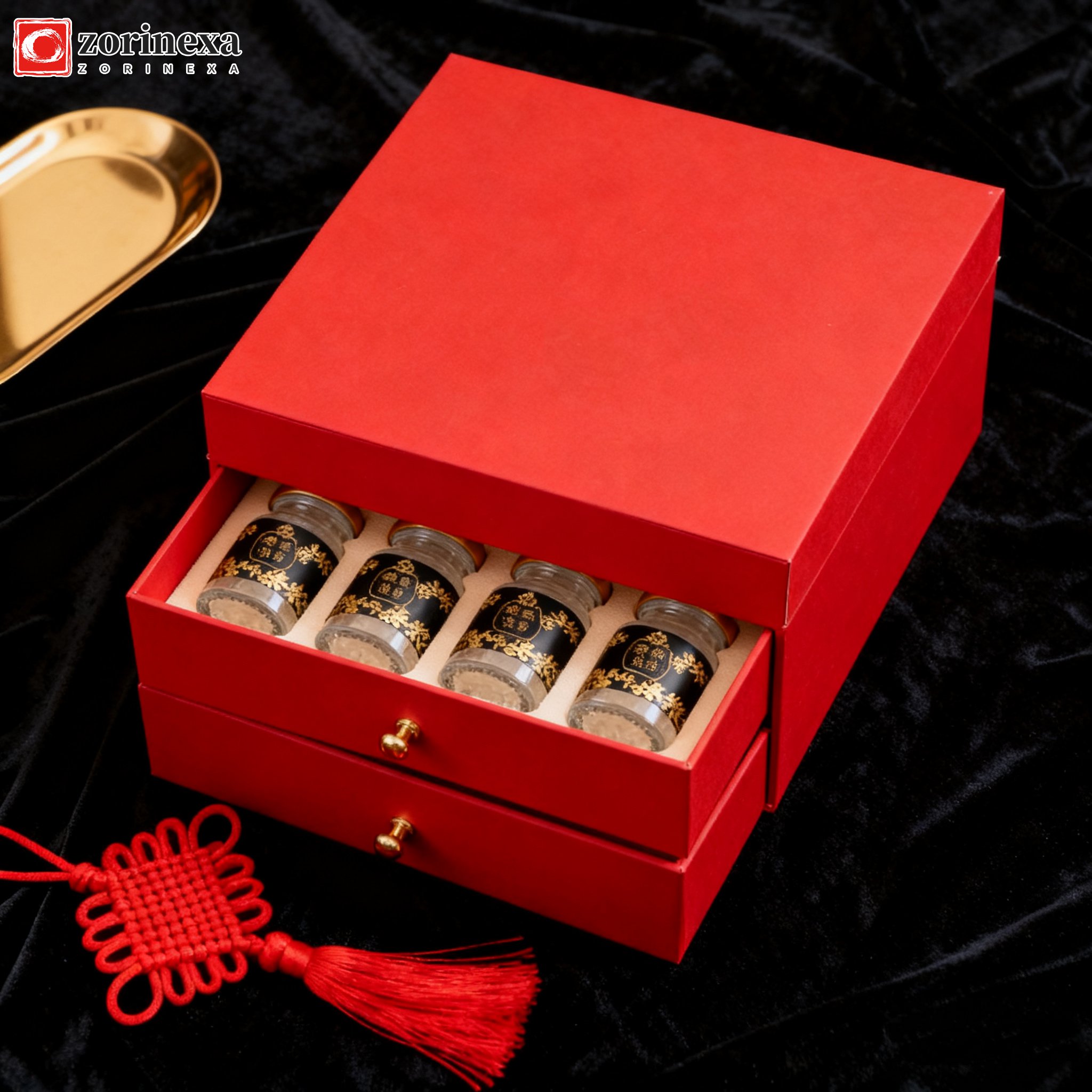 รังนกแท้คุณภาพสูงบรรจุภัณฑ์สวยงาม