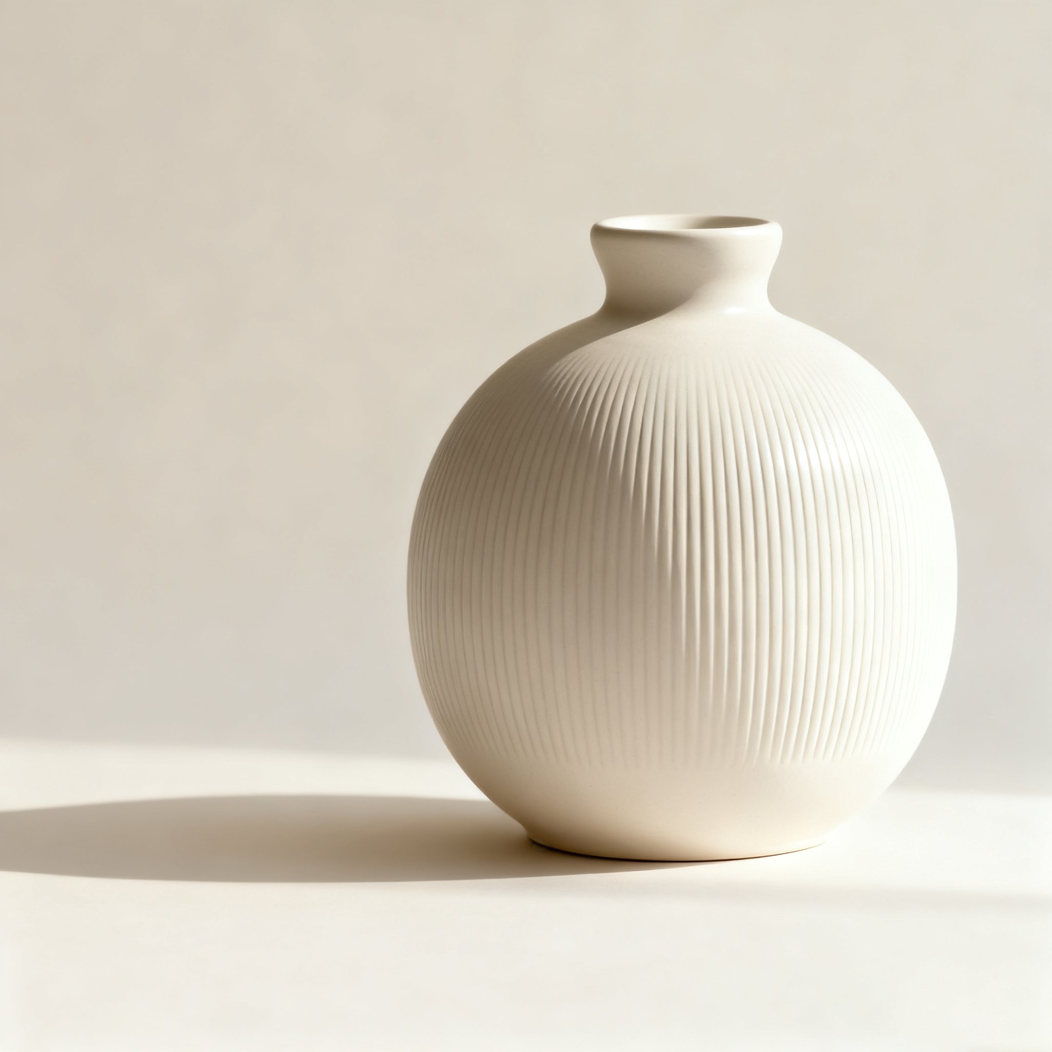 シンプルなセラミック花瓶