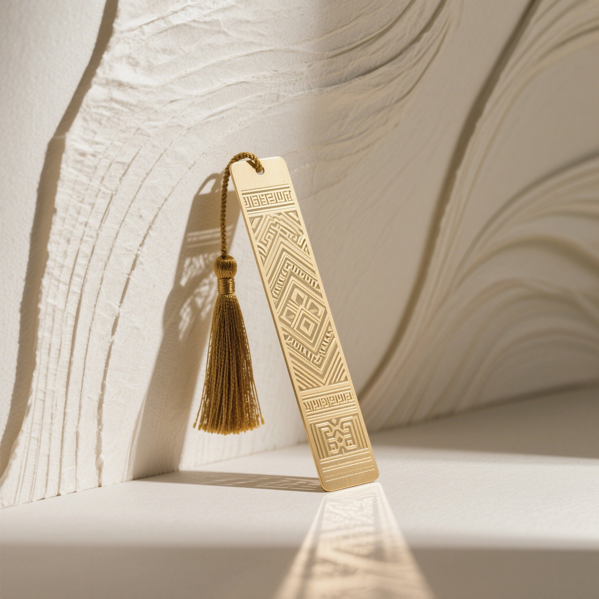 Set de 3 semne de carte din metal cu motive clasice