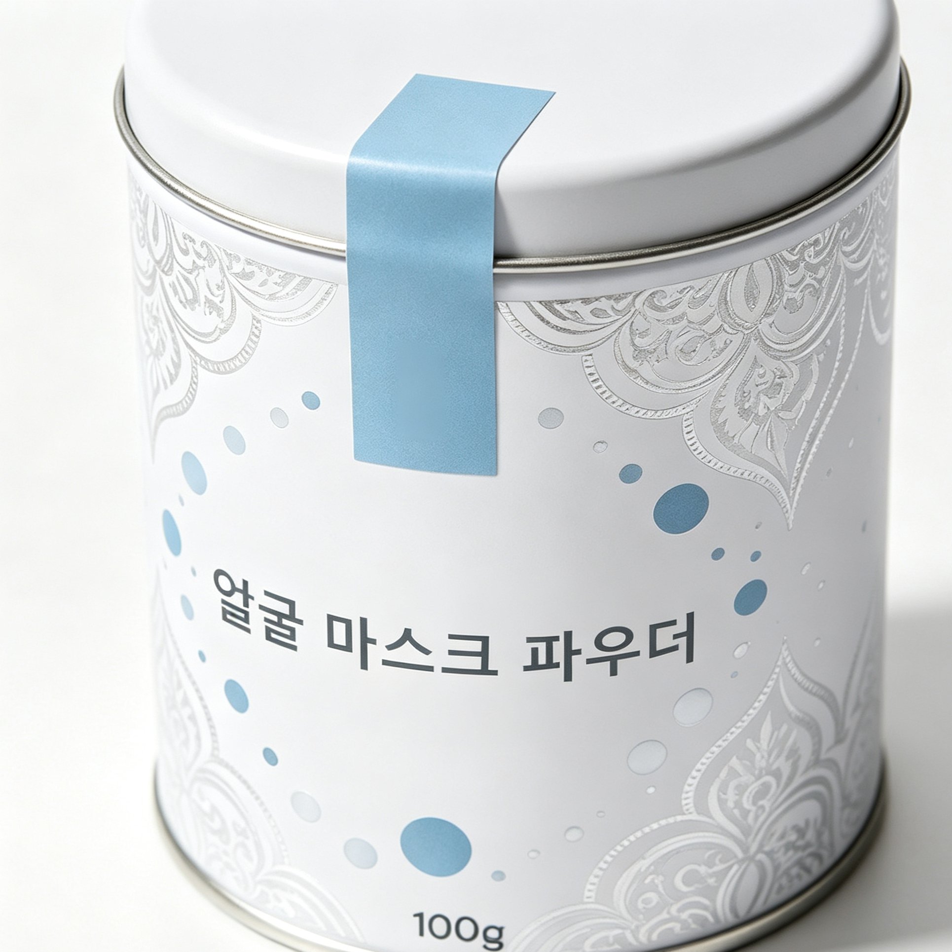 피부 탄력을 위한 콜라겐 마스크 사용 장면