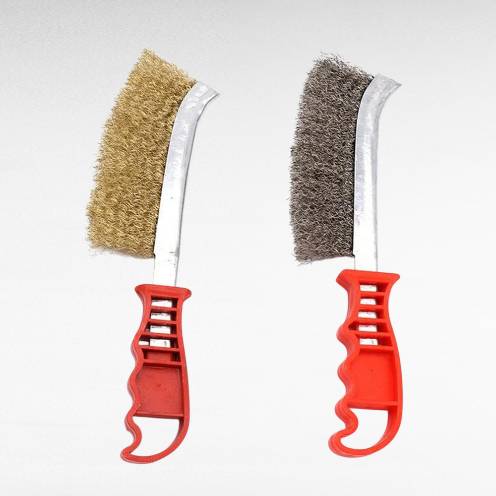  فرشاة سلكية من الفولاذ المقاوم للصدأ لإزالة الصدأ والتنظيف والتلميع وإزالة الحواف