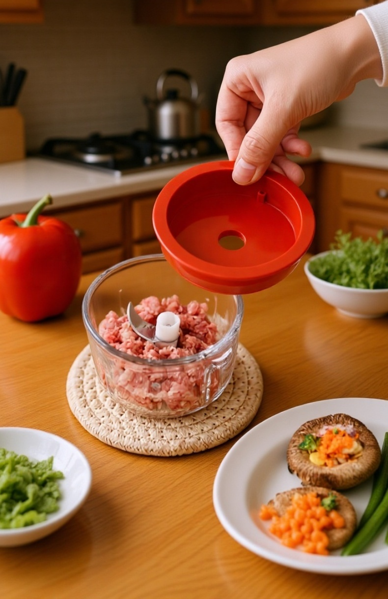 معالج طعام متعدد الوظائف يعمل بدون أسلاك